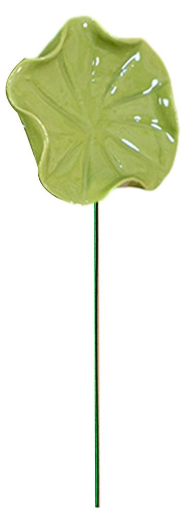 Keramikblume mit Stiel, realistische, handgefertigte Kunstblume, Vase für Zuhause, Büro, Wohnzimmer, farbenfrohe Dekoration aus künstlichen Blüten