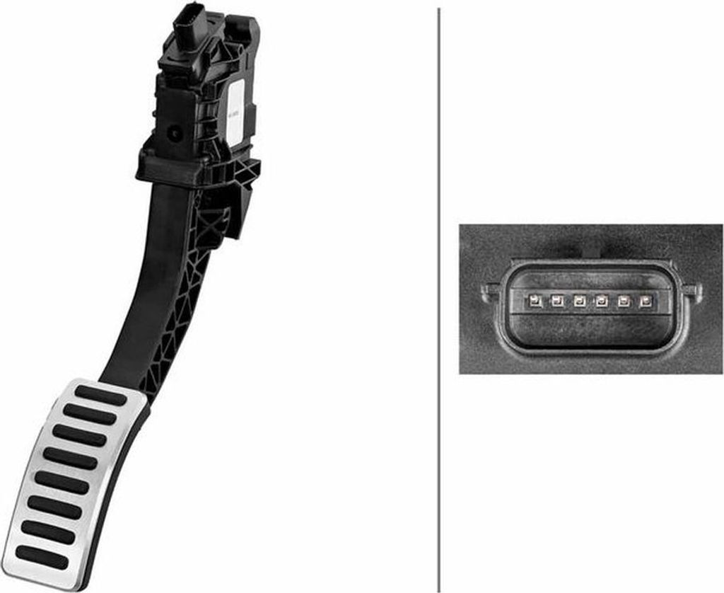 Sensor Fahrpedalstellung Schaltgetriebe 6-polig HELLA für VOLVO