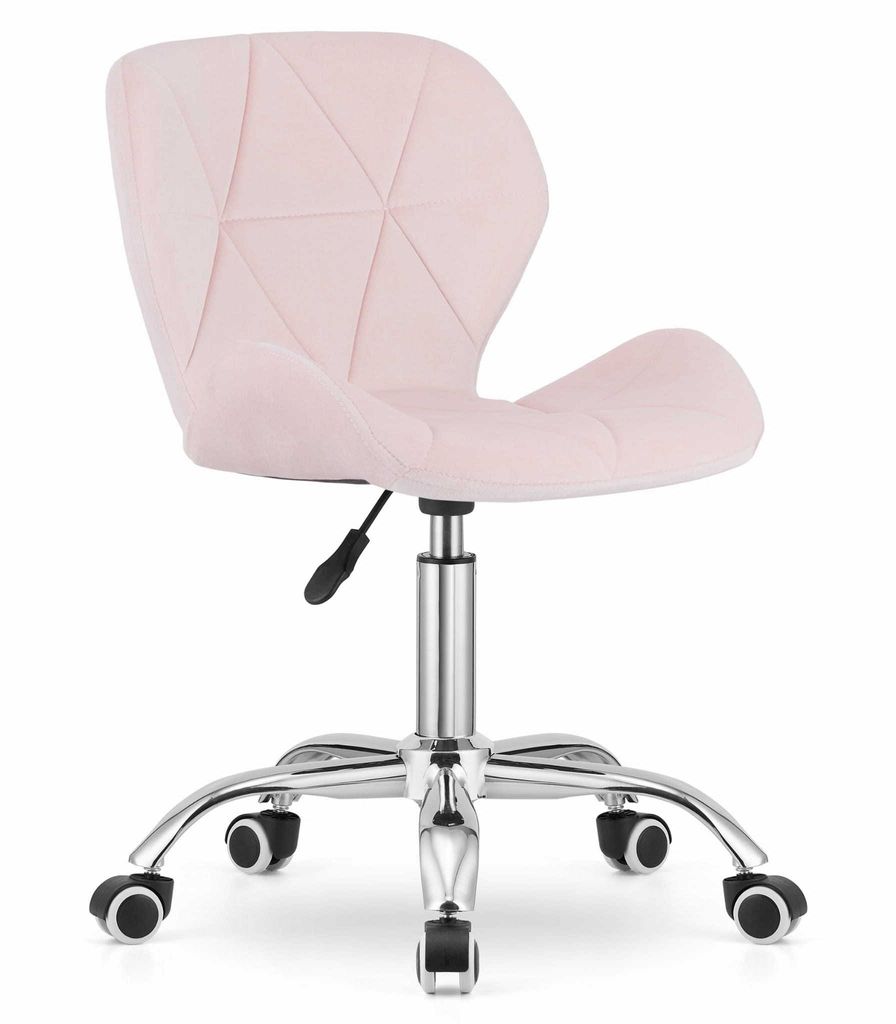 Sedia da ufficio rosa AVOLA VELVET Immagine del prodotto 