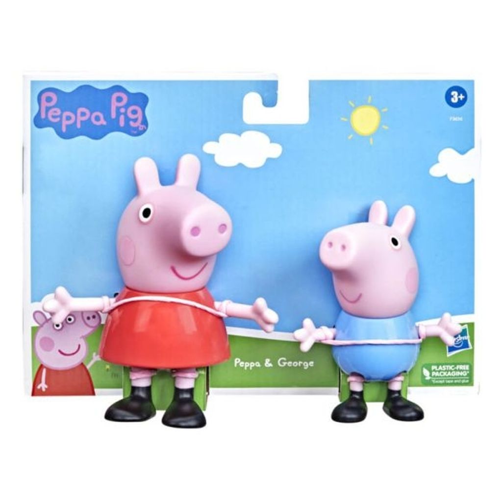Hasbro Peppa Pig Peppa und George Figürchen 12,5cm