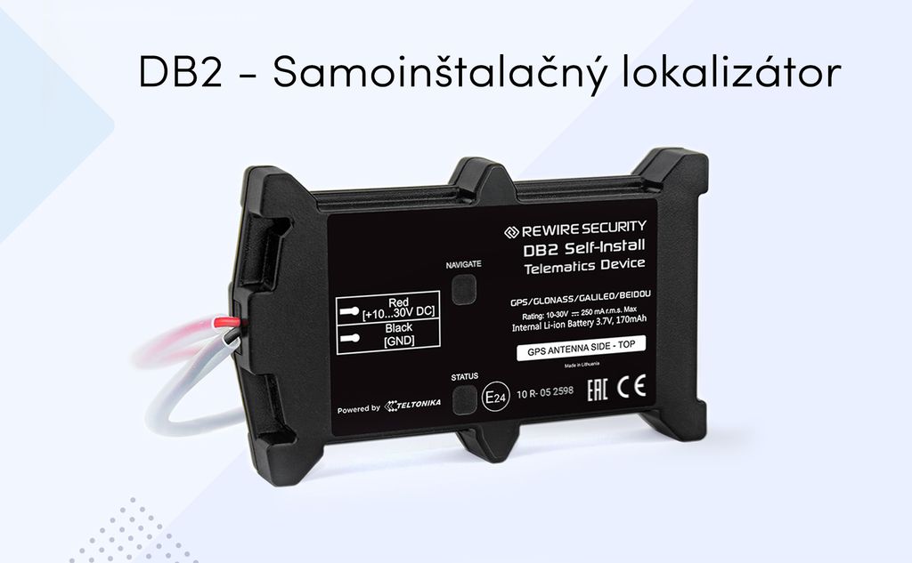 GPS Lokátor samoinstalační – DB2 Obrázek produktu 3