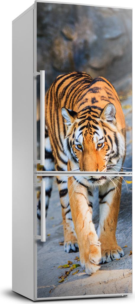 Tulup Kühlschrankdekoration - 70x190 cm - Aufkleber auf dem Kühlschrank - Tiger