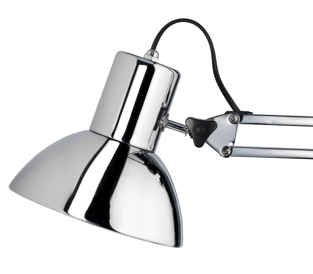 Lampe de bureau flexible SUCCESS 80 Chrome : finissez-en avec le manque de place