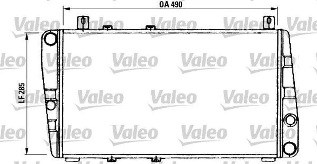 Radiateur moteur en aluminium Valeo OE 113 610 500 pour Felicia 6U