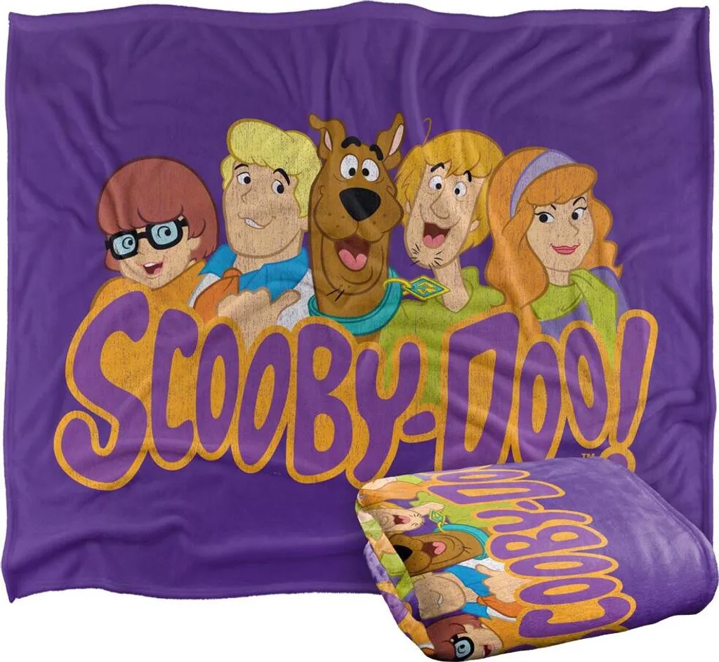 Scooby Doo Couverture Photo de Groupe TV18598 Multicolore 120x150cm - 2