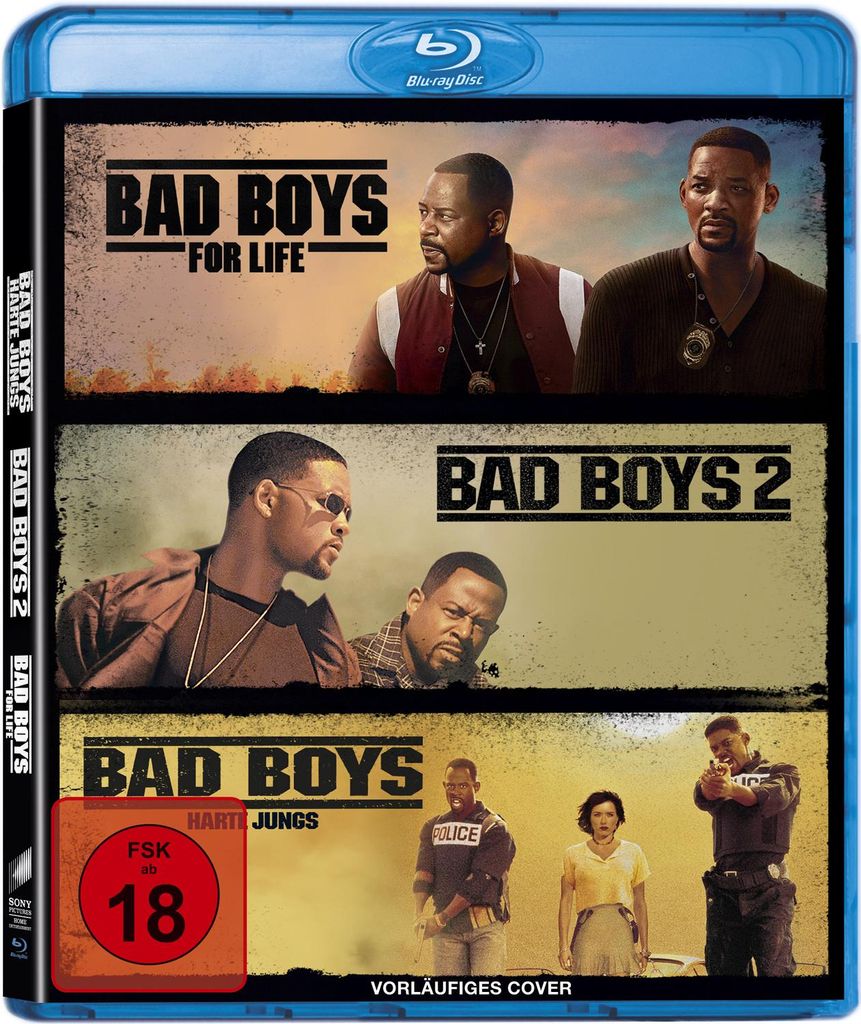 PLAION Bad Boys 1-3 (3 Blu-rays), Film, Blu-ray, Deutsch, Produktbild 
