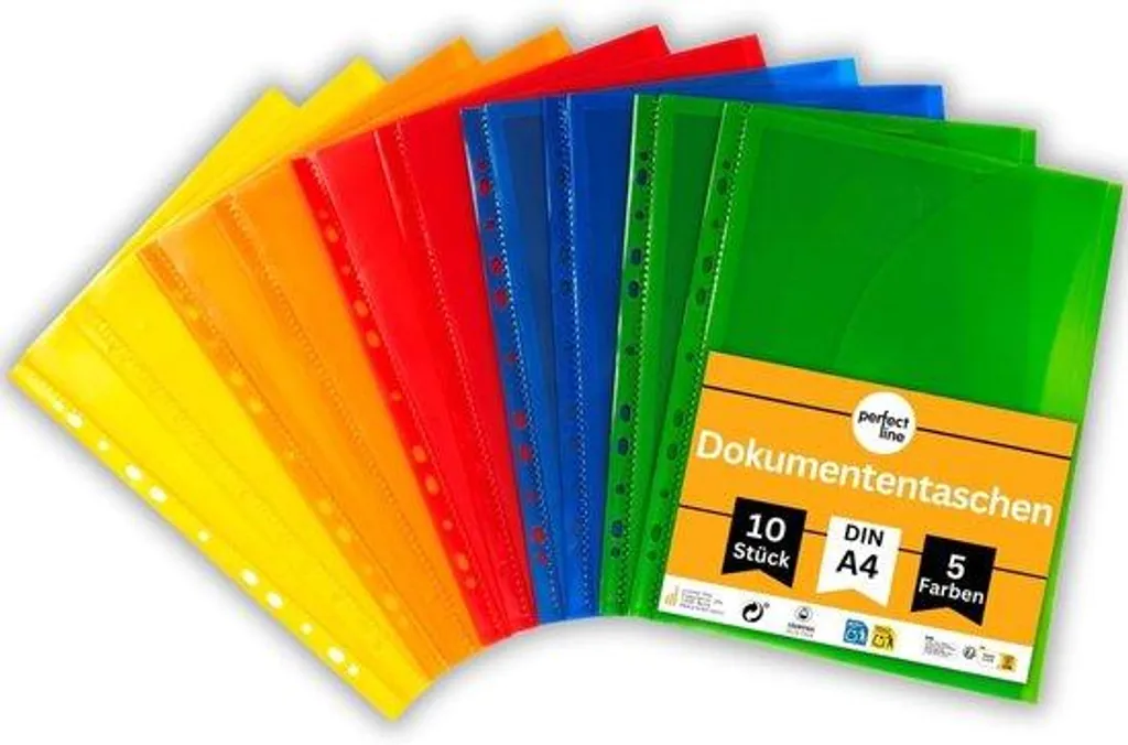 Chemises transparentes A4 velcro pour organiser vos dossiers de cours