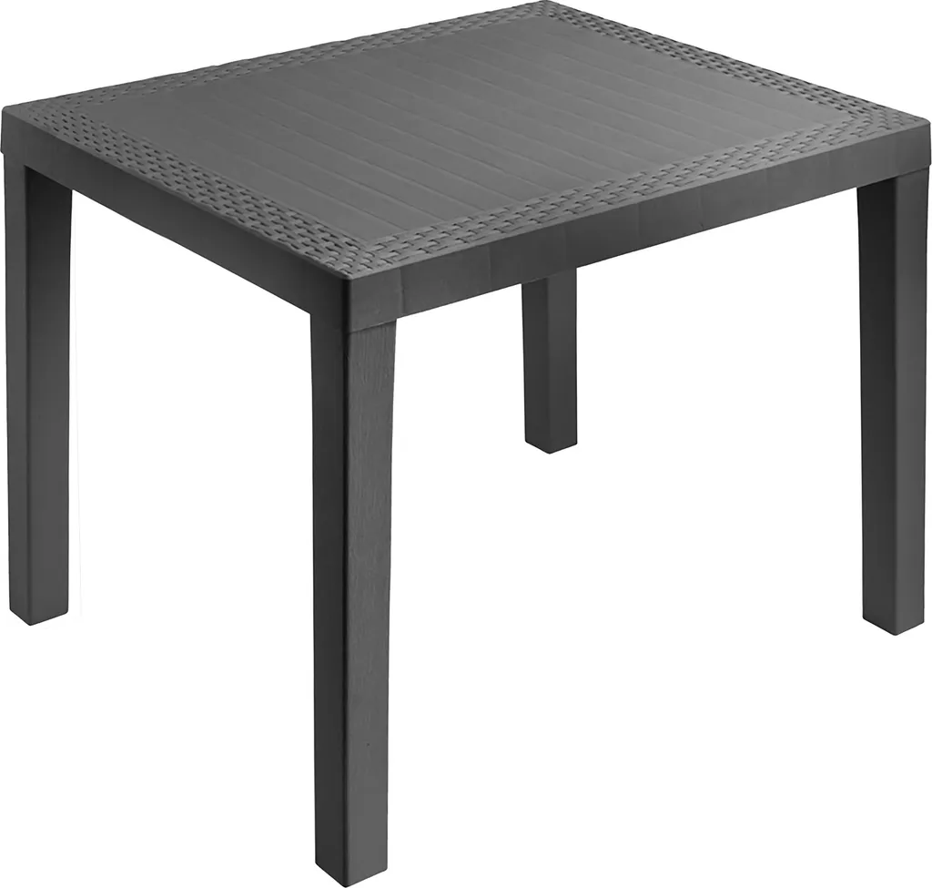 Tavolo POKER in Polipropilene Antracite 78x65x72 cm - Uso Intensivo