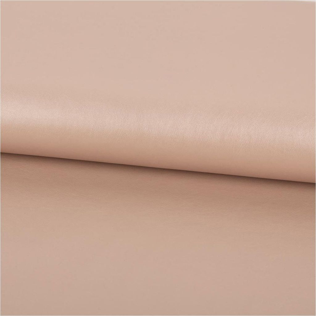 Kunstleder Stoff Meterware Champagner Metallic mit Viskose 140cm