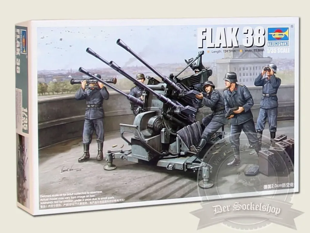 Modèle Réduit Flak 38 Allemand pour Diorama Militaire Échelle 1/35