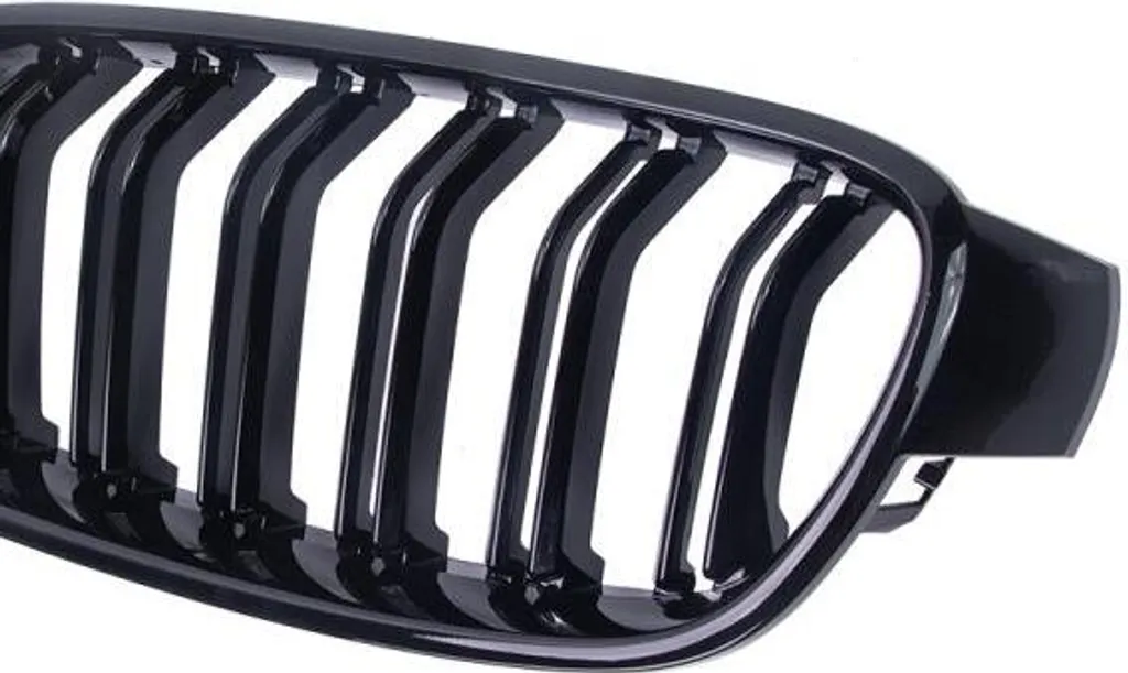 Grille de radiateur double pont noir laqué pour BMW F30 F31 Série 3 Sport