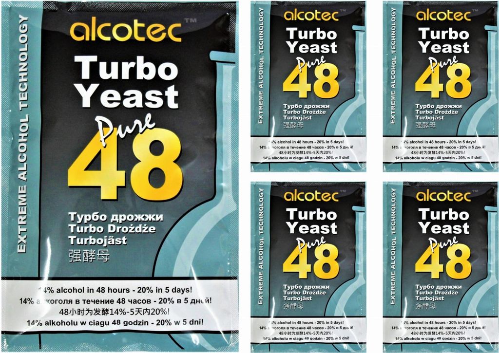 Alcotec Turbohefe 48h 20 In 5 Tagen HUGBERT Turbohefe Alcotec Pure 48 Vodka | Kaufland.de