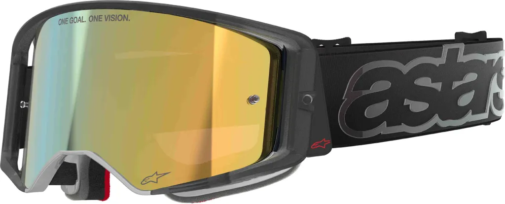 Lunettes Supertech Vision Vista Alpinestars noir et plexi or miroité 2026