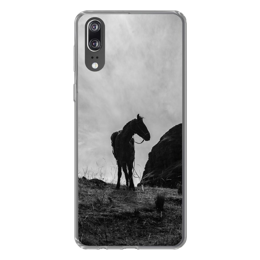 MuchoWow® Handyhülle Schutzhülle Hülle für Huawei P20 Pferd Produktbild 