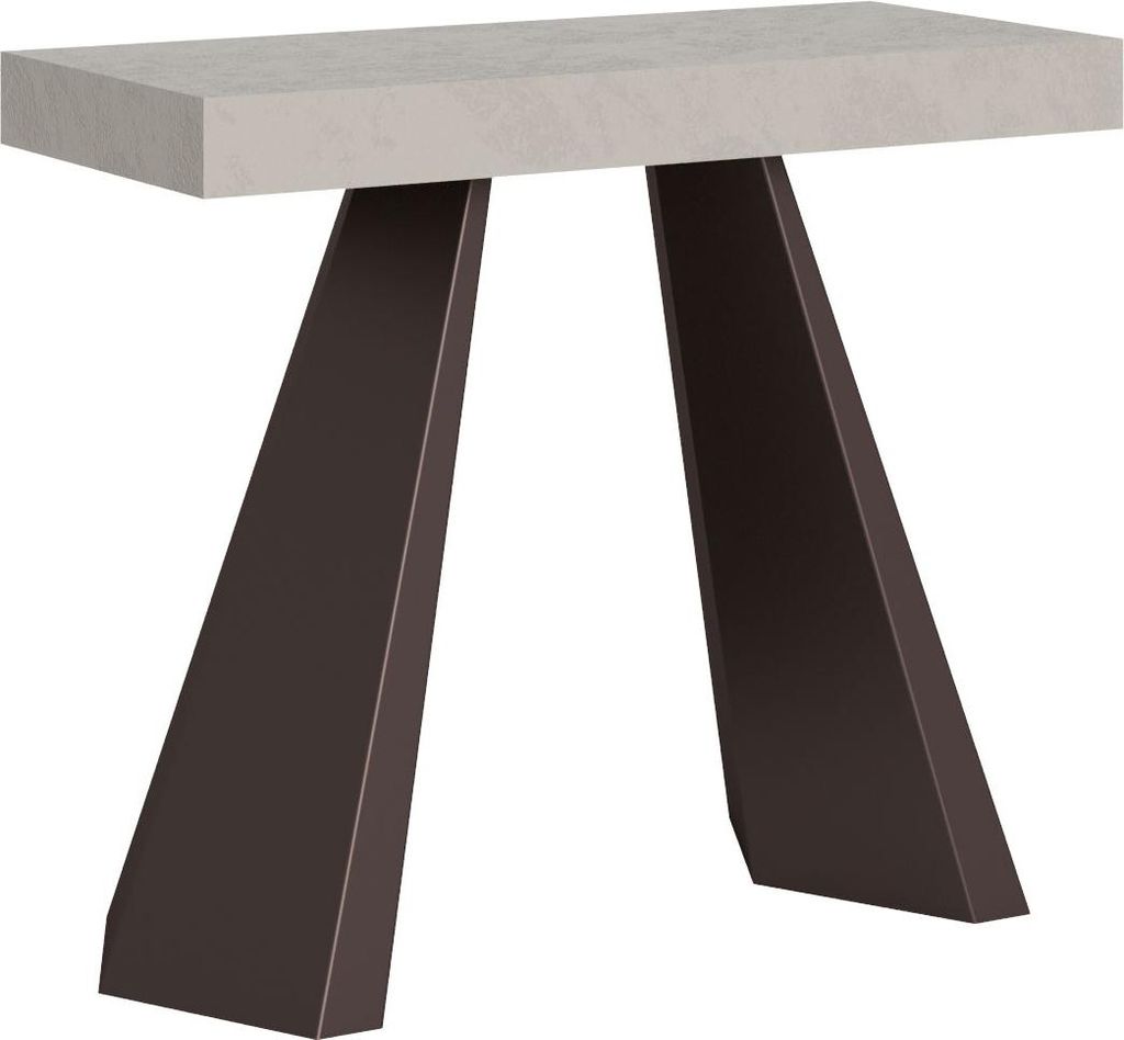 Ausziehbarer Konsolentisch 90x40/196 cm Diamante Small Premium Kaschmir