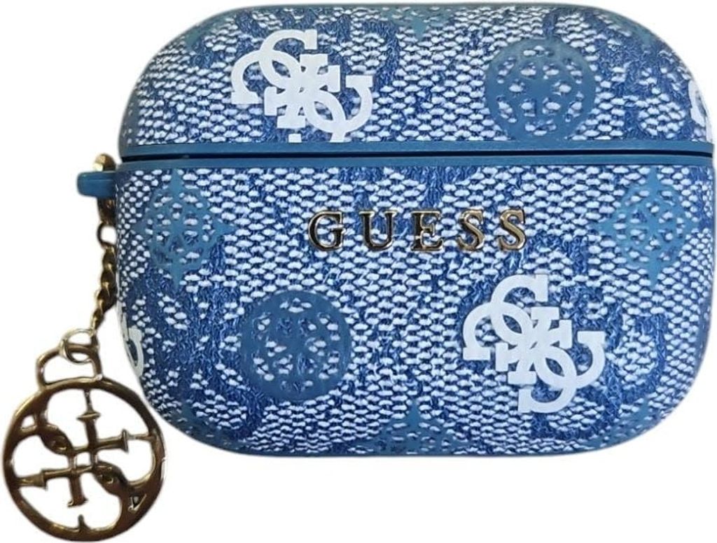 Guess Airpods Pro 2 Case - Peony on 4G - Blue