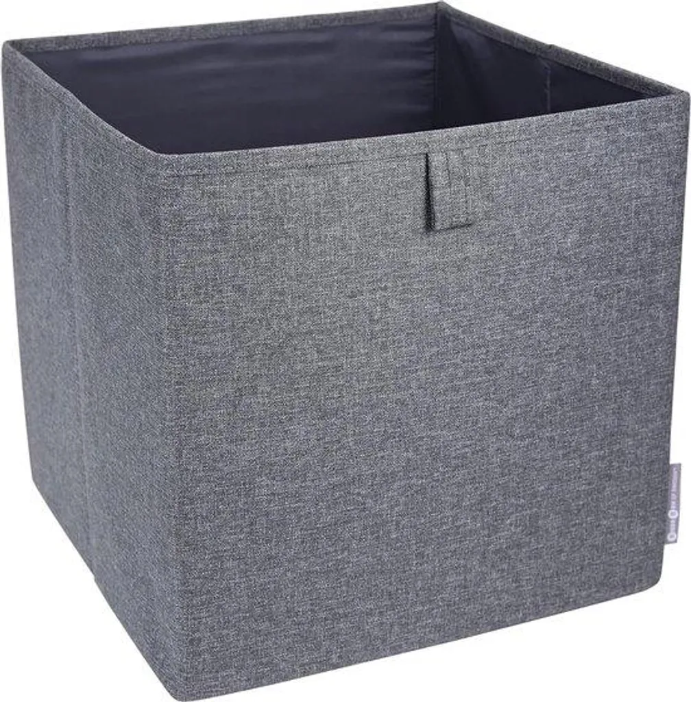 Bac de rangement en tissu pour vêtements et jouets d'enfants gris