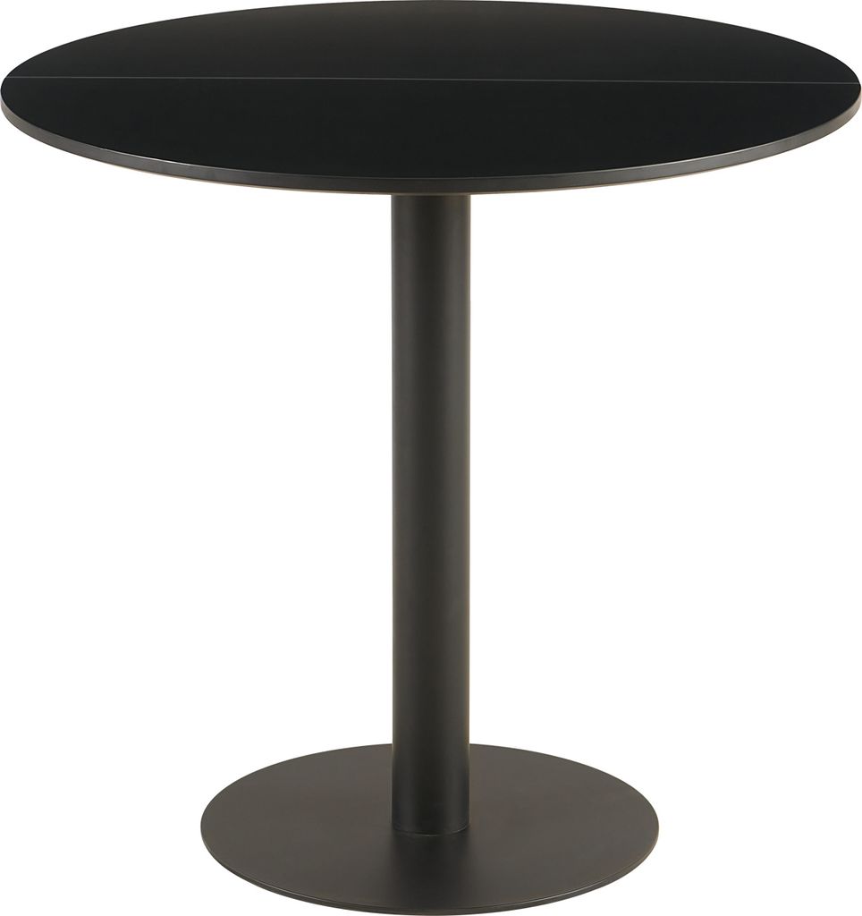 H.J WeDoo 80x80x73cm table de salle à manger ronde petite Image du produit 
