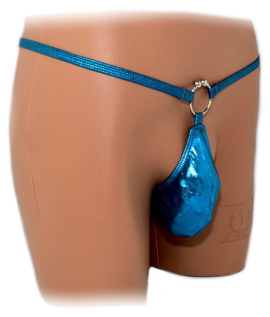 Mens thong bulge pouch thong with ring Produktbild 