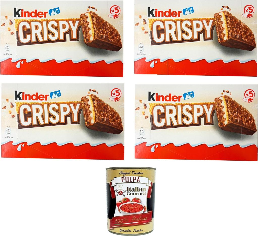 Kinder Crispy Riegel T5 knusprige Schokolade 4 x 170 Produktbild 