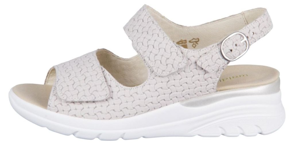 Waldläufer H-Ivy Twist perl Sandale Beige in Gr. 38.5