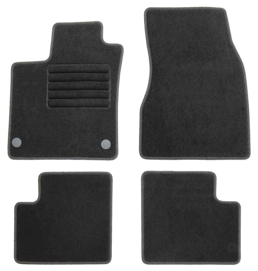 Fußmatten-Set für Renault Twingo 3, 09/2014-, 4-teilig, Schwarz
