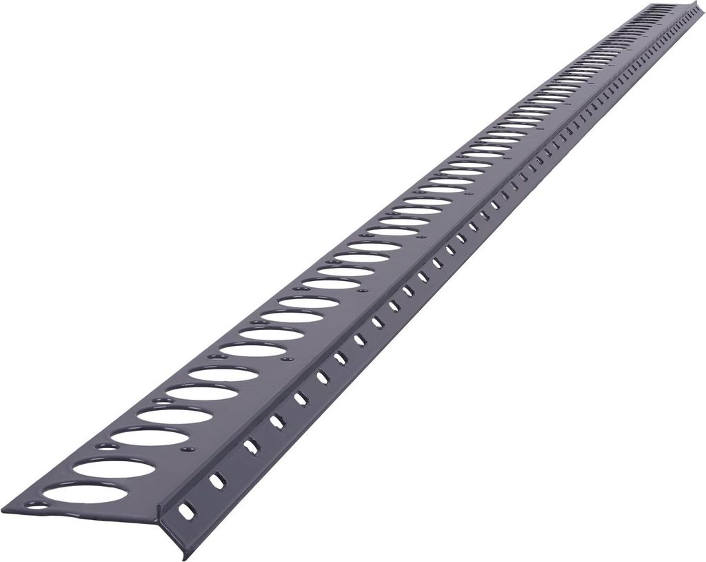 Renoplast Aluminium Treppenstufen-Profil V Harzboden, Profil 200cm, Graphit
