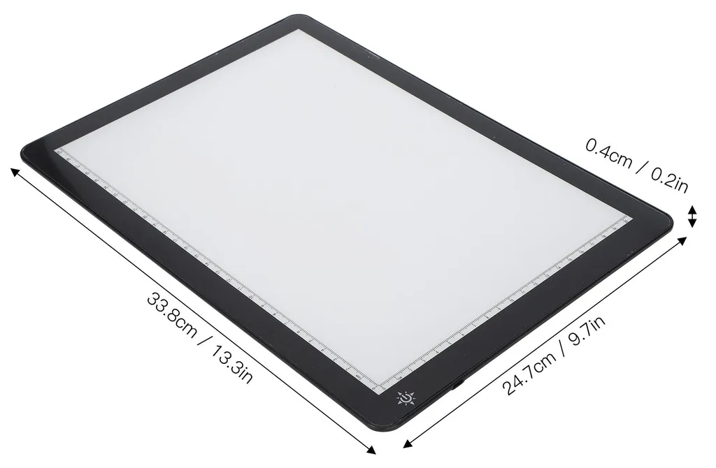 Tablette lumineuse pour décalquer et dessiner des graffitis USB réglable - 16