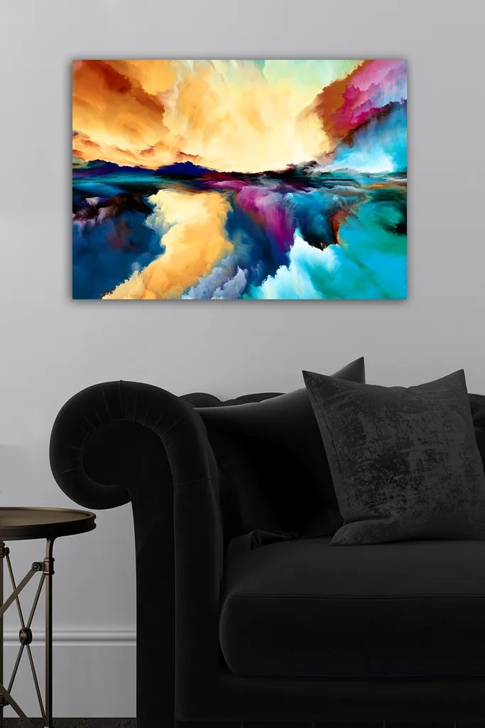 Quadro Wallity TCR1611 Colorato 50x70cm: Arte su Tela 100% per Interni