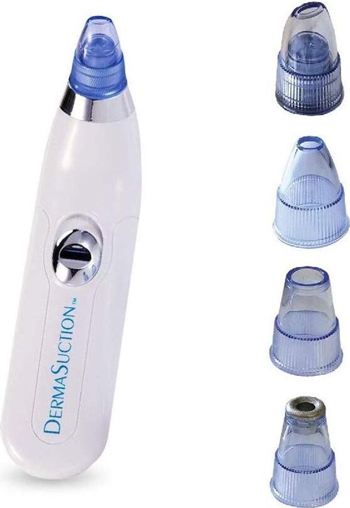 Derma Suction Doppelpack - Hautreinigungsgerät – Vakuumsauger zur effektiven Gesichtsreinigung – Mitesserentferner befreit die Poren sanft und...