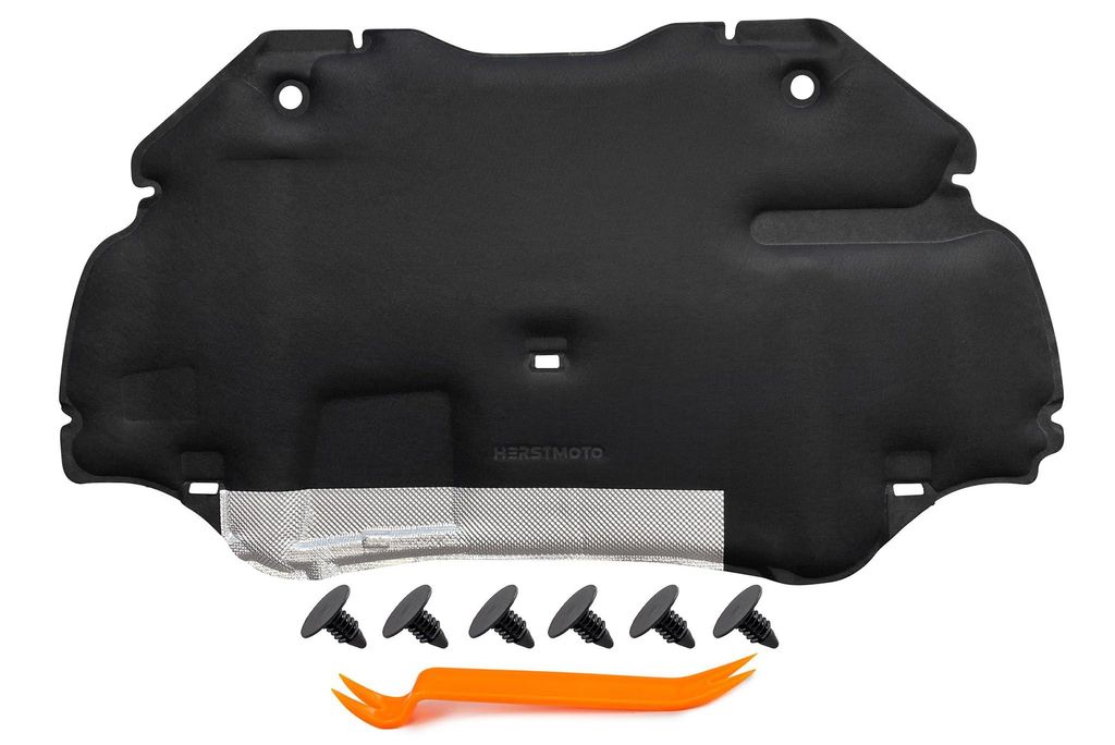 HERSTMOTO Insonorisant de capot avec clips compatible avec Image du produit 