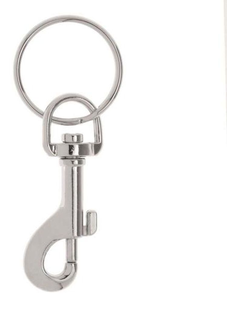 Glorex Schlüsselanhänger 1 Karabiner Ring 30 mm