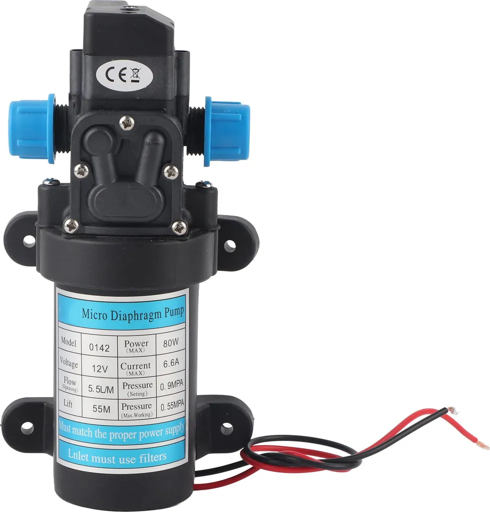Pompe 12V haute pression auto-amorçante pour résoudre le manque de débit