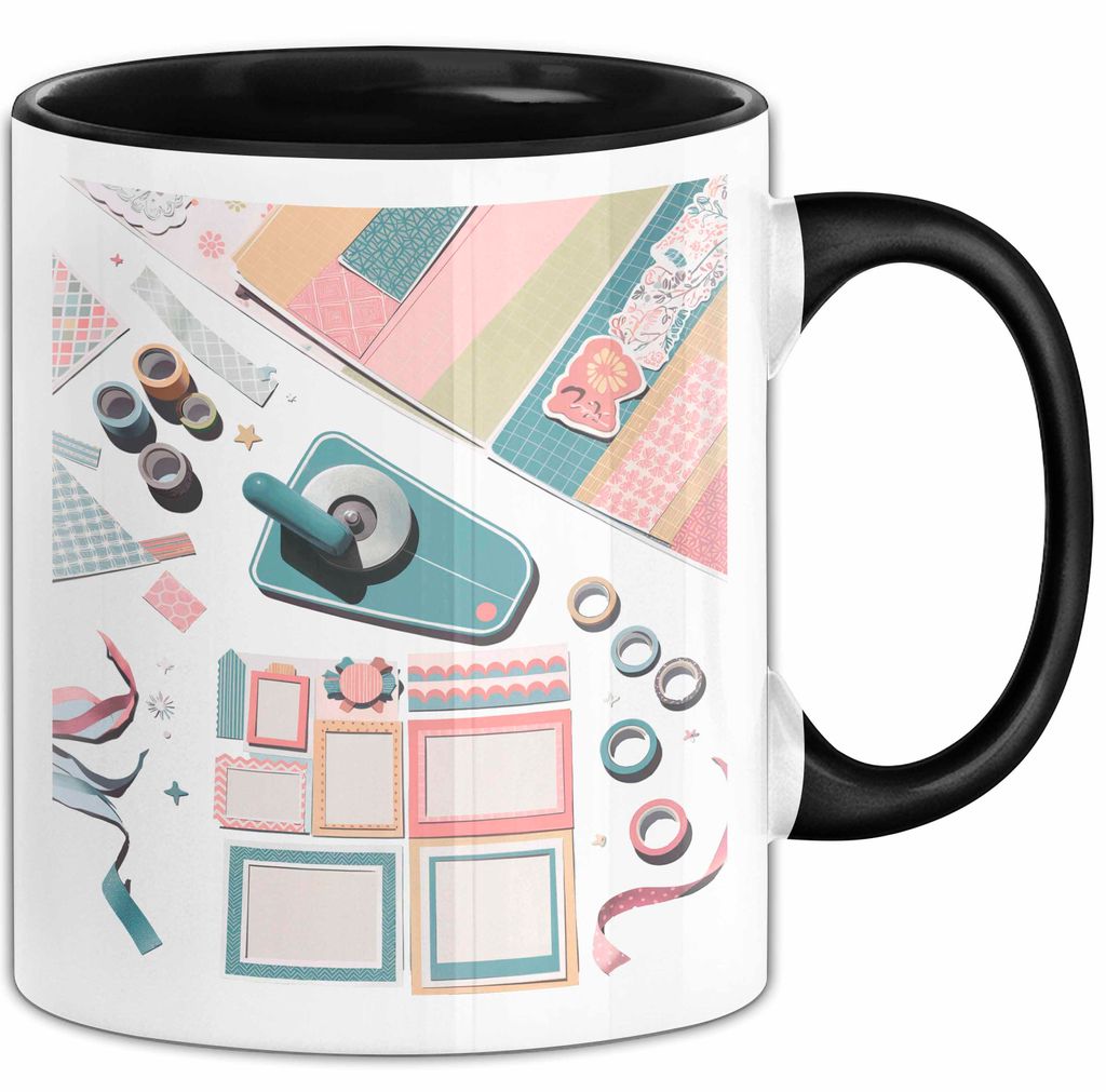 Scrapbooker Tasse Geschenk Lustige Geschenkidee Spruch Für Erinnerungs Bewahrer (Schwarz)