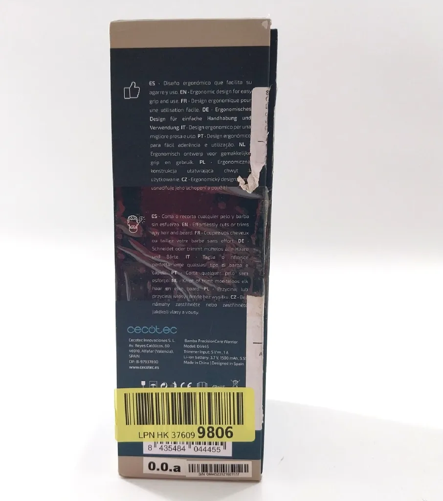 Tagliacapelli Cecotec PrecisionCare Warrior Argento LCD 120min - 14