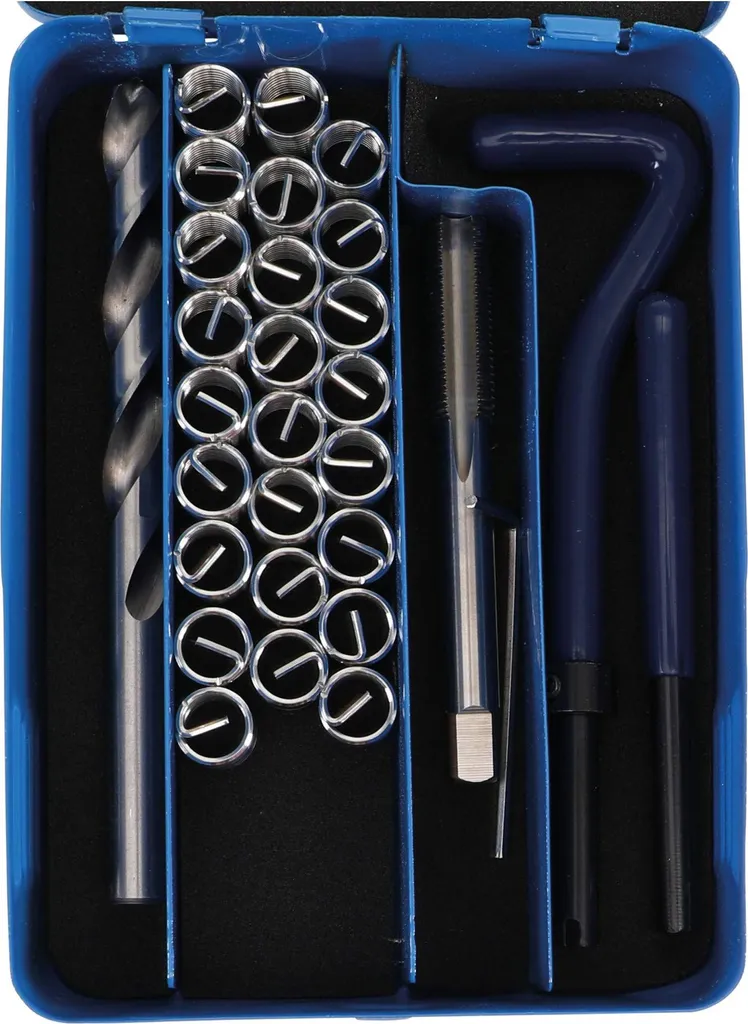 Kit réparation filetée M10 robuste en acier inoxydable avec 25 inserts