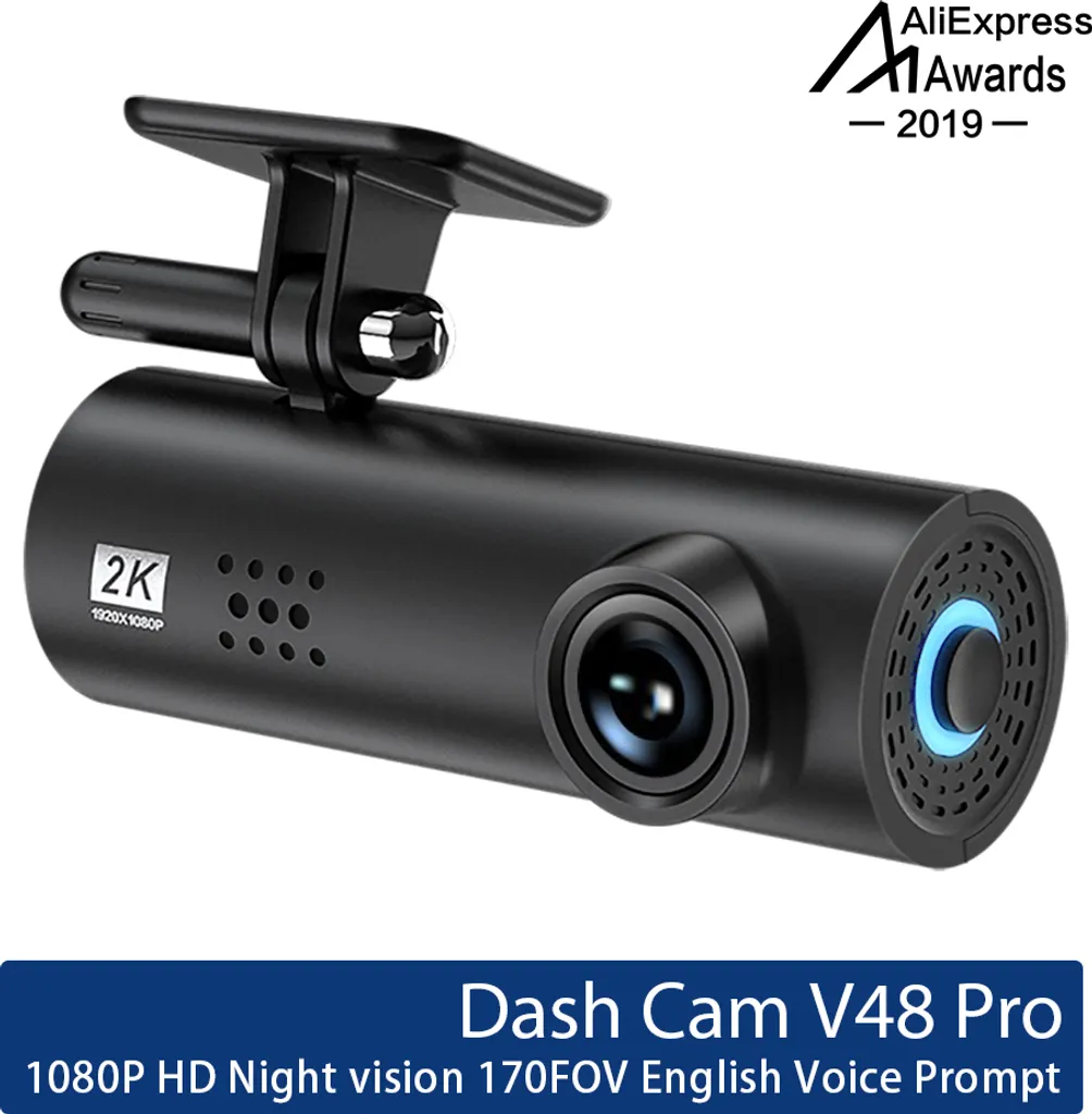 Dash Cam V48 Pro WiFi 1080P: Il Tuo Co-Pilota Smart e Sempre Connesso