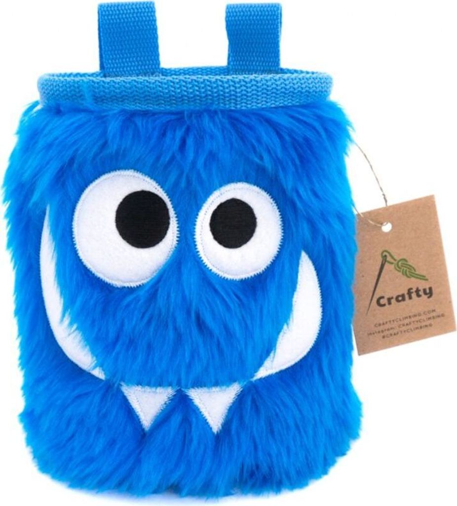 Crafty Climbing - Foodie Monster (Chalkbag) ,Blue Foodie Monster
