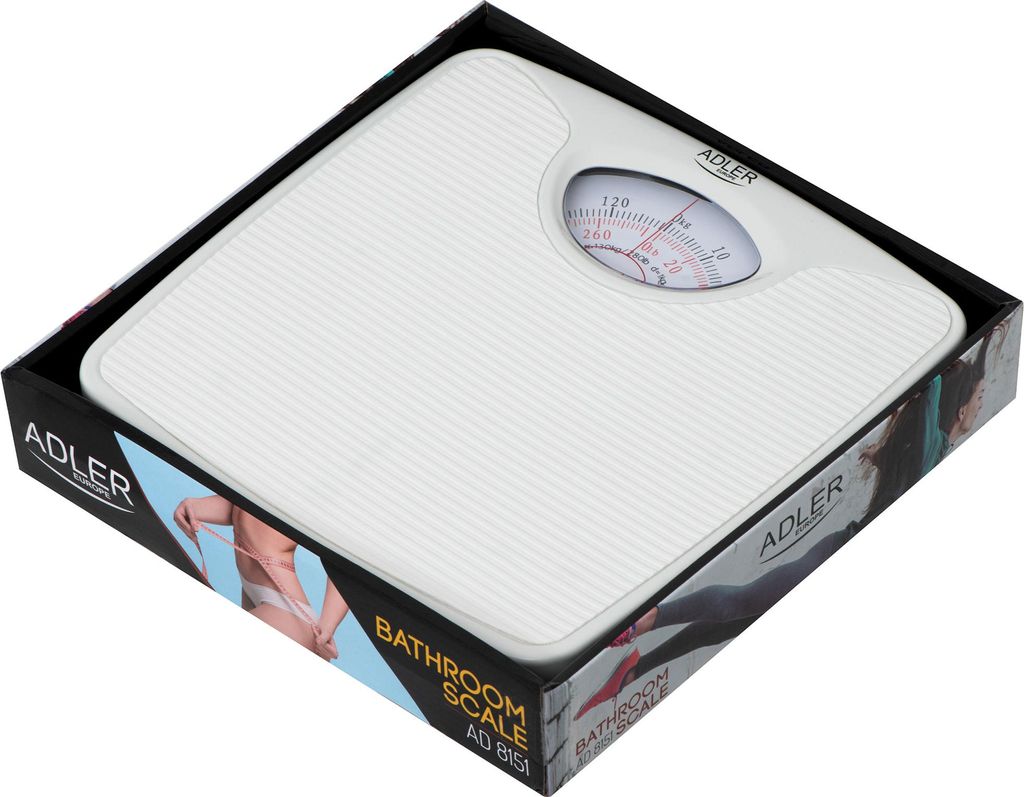Adler AD 8151W pèse-personne Rectangle Blanc pèse-personne Image du produit 