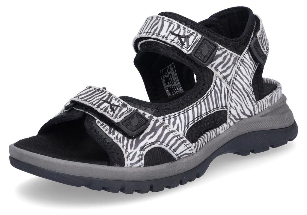 Waldläufer Damen Trekkingsandale H-Sora zebra 6 Produktbild 