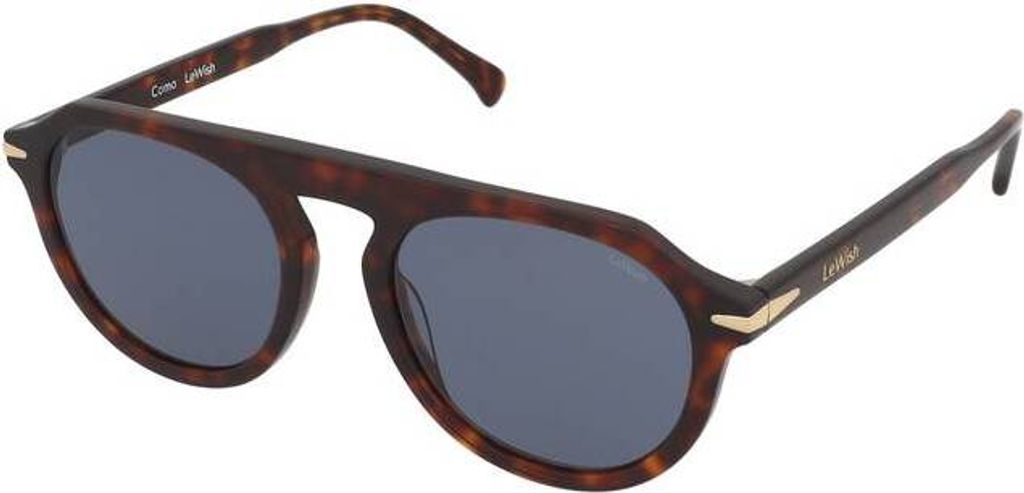 Sonnenbrille Como C2 Havana mit polarisierten UV400 Gläsern und einzigartigem Muster