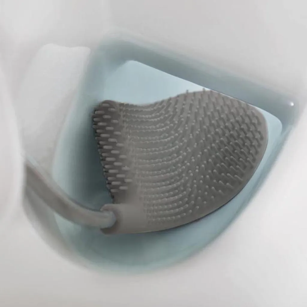 Joseph Joseph Flex Brosse WC avec Support en Acier Inoxydable Argenté - 23