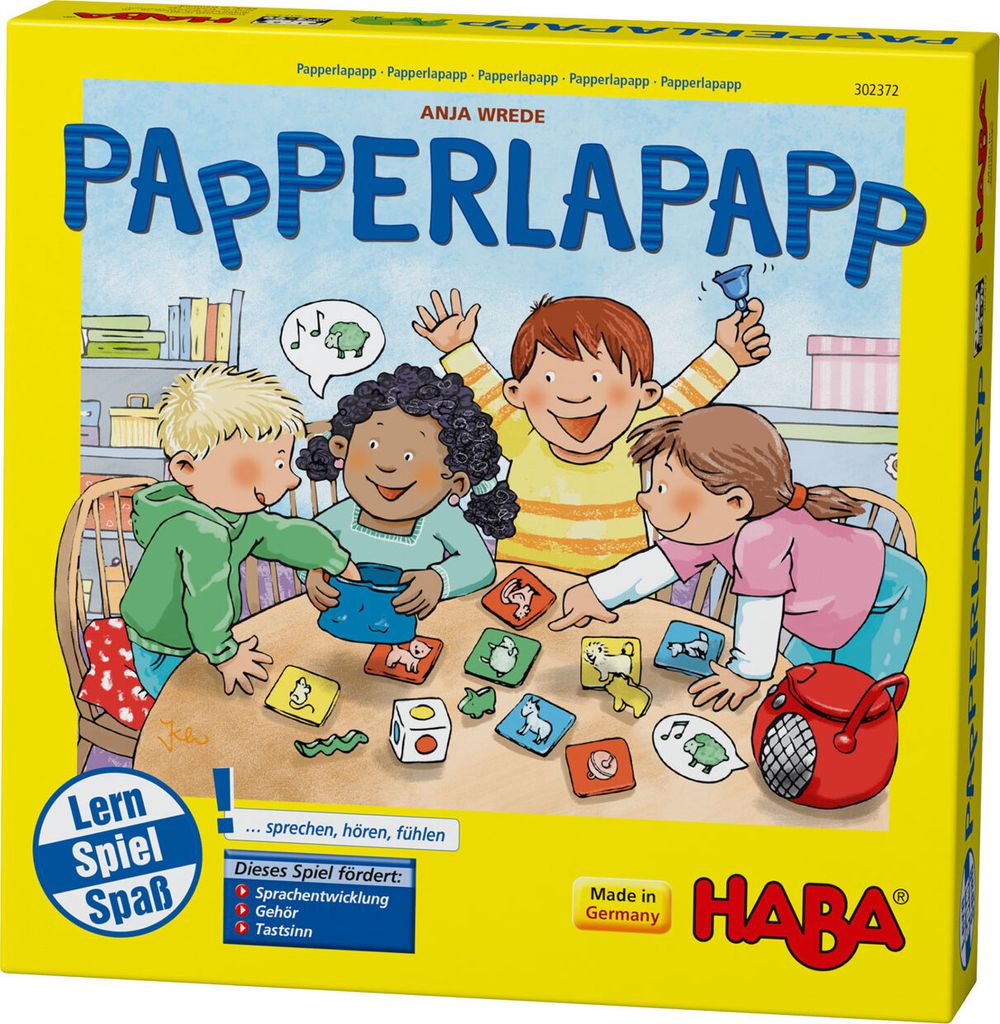 HABA Papperlapapp, 3 Jahr(e), Mit Ton, Karton, Metall, Produktbild 