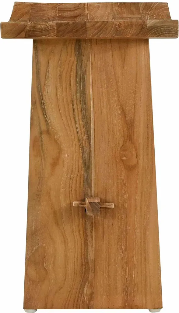 Tabouret de bain marron résistant à l'eau 50 cm avec assise stable - 6