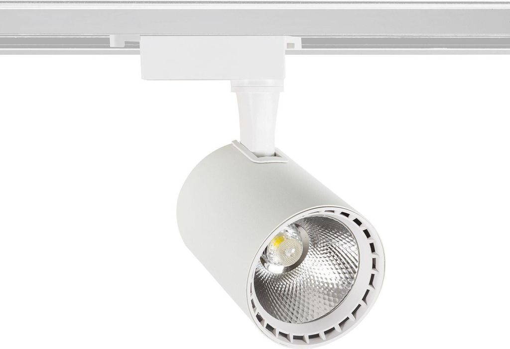 LED-Strahler für 1-Phasenstromschienen 20W Bron Weiss 20W 3000K Warmweiß