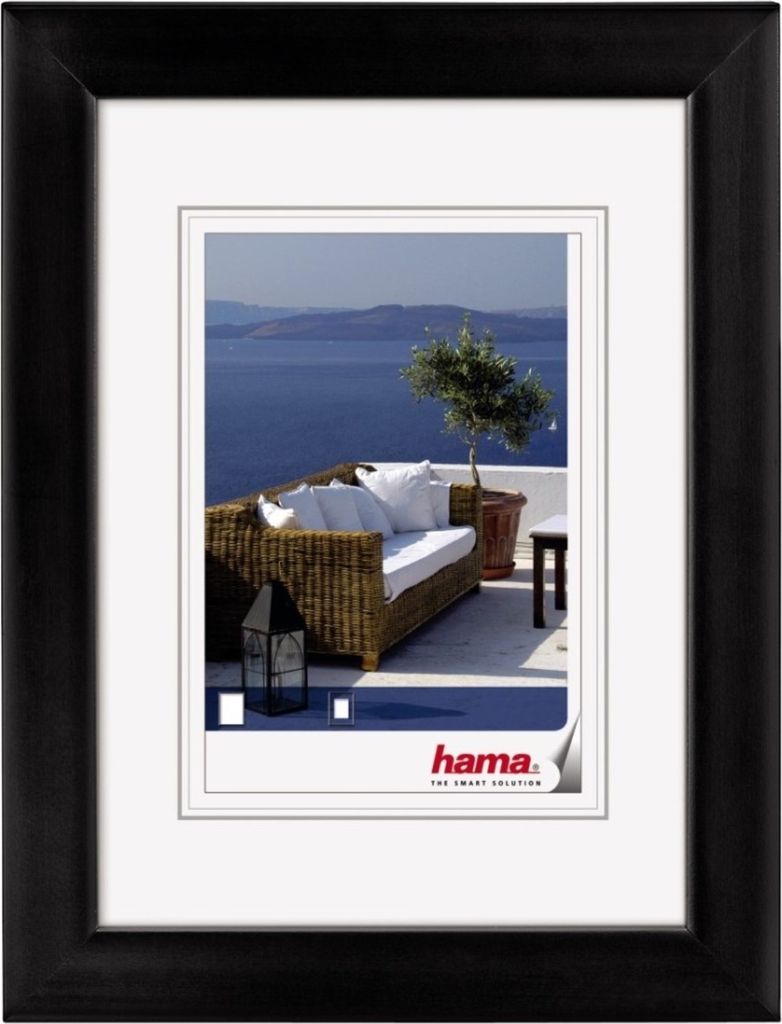 Hama Cornwall, Einzelbilderrahmen, Holz, Schwarz, 10 x 15 Produktbild 