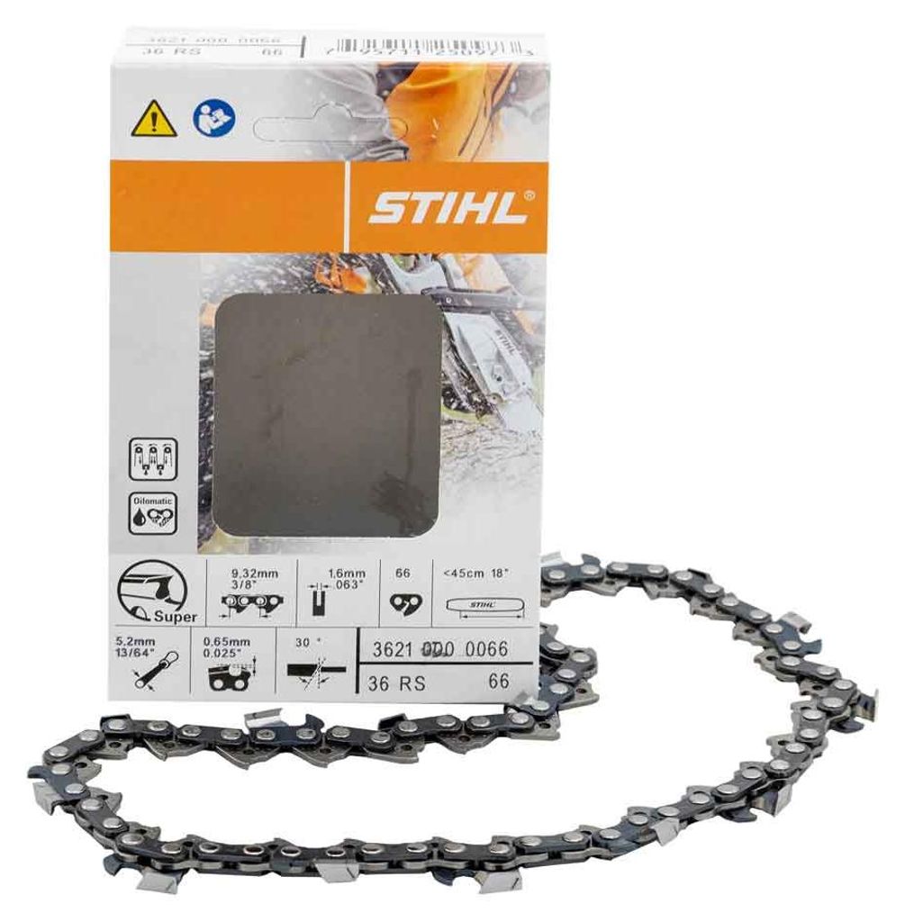 Stihl 36210000066, 76,2 / 8 mm (3 / 8"), 1,6 mm, 450 mm Produktbild 