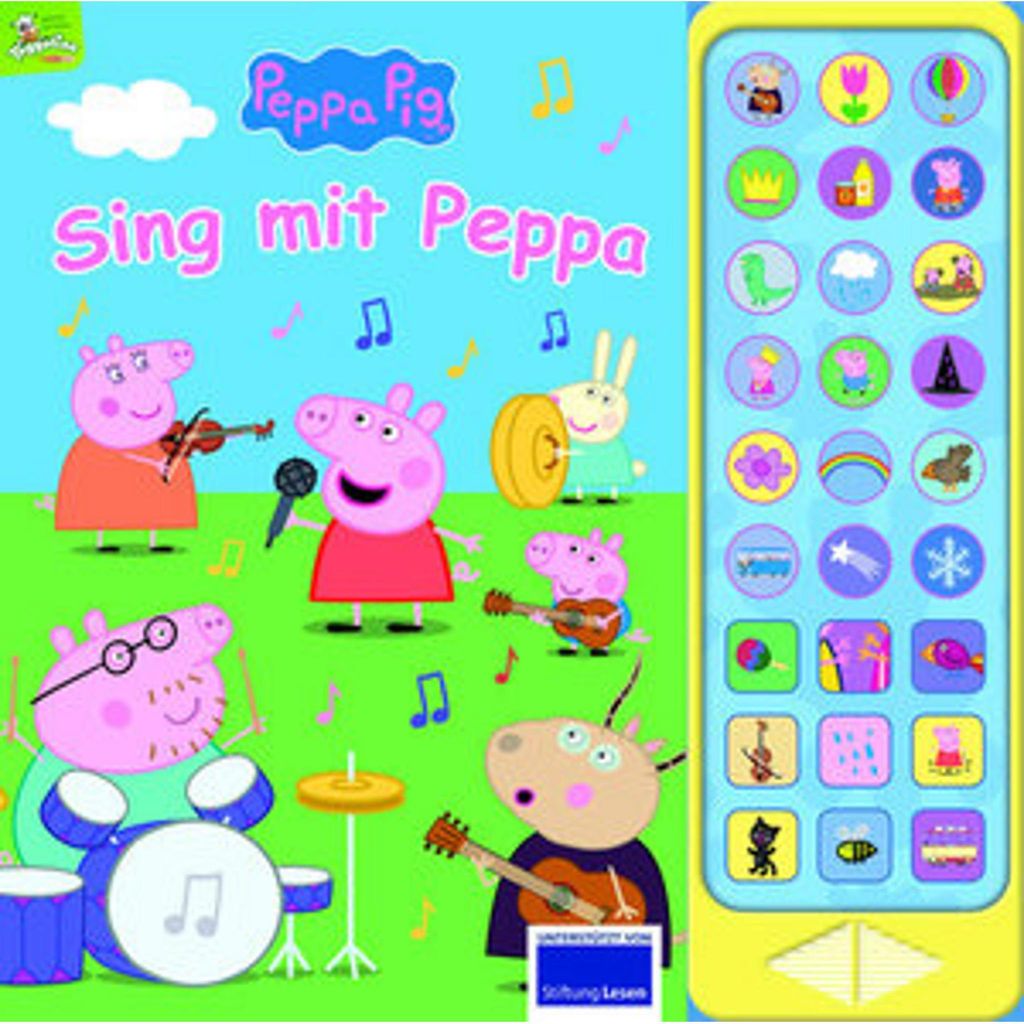 Peppa Pig - Sing mit Peppa Pig - 27-Button-Soundbuch mit 24 Image du produit 