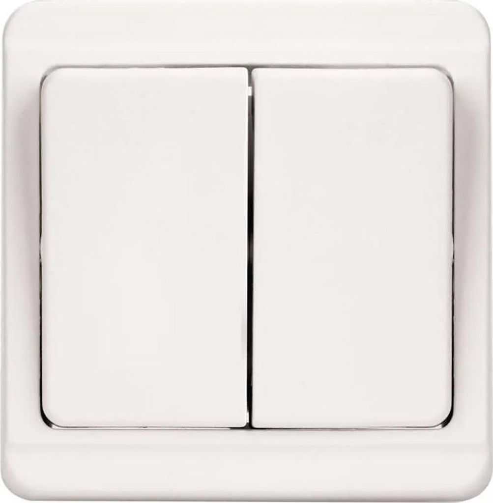 Vypínač č.5B (6+6) TESLA STANDARD 4FN57504.2101 biely Obrázok produktu 