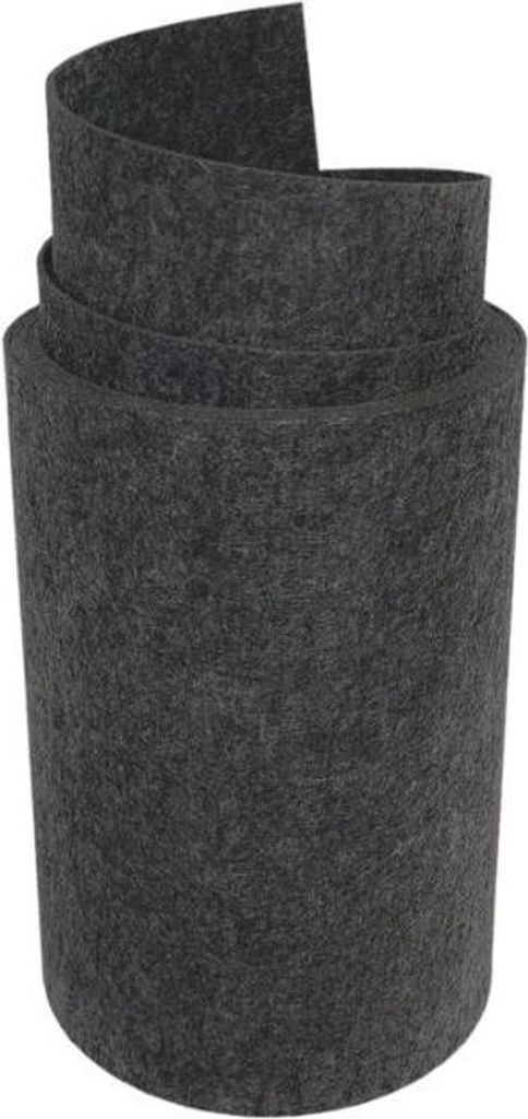 Doppelstab Sichtschutz zaun|zu Design-Vlies 255cm Einzelstreifen Zaunblende Schwarzgrau